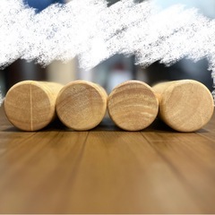 【配送/手渡し】無印良品 ベッドの脚の画像