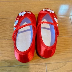 七五三　シューズ　草履風14〜15cmの画像