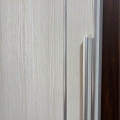 お話中　ミラー付き　シューズボックス　靴箱の画像