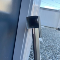 リクシル(と思います) 縦格子　アルミフェンス　デッドストックの画像