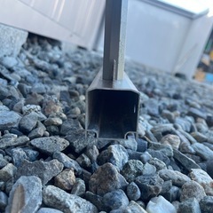 リクシル(と思います) 縦格子　アルミフェンス　デッドストックの画像