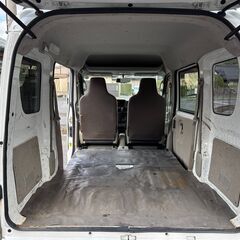 【総額コミコミ】広島発プライムゲート28年ミニキャブバン　G　4WD（エブリィバンOEM）　法人ワンオーナー　ルーフキャリア　フロントフォグライト　ハイルーフ　キーレスキー　下回り防錆施工　ABS　プライバシーガラス　パワーウィンドウ　タイミングチェーン　修復歴無し　ディーラー系オートオークション仕入　軽バン　格安の画像