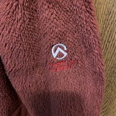 ノースフェイス　フリース　ボルドーの画像