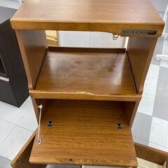 ★リユースのサカイ千葉中央店★  レンジ台  H121×D44×W59 クリーニング済み TC5227の画像