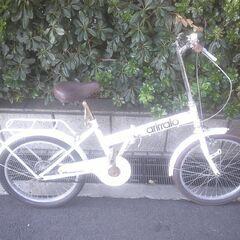 整備済み中古自転車　20インチ　税別￥7.980-　折りたたみ　ホワイト1103の画像