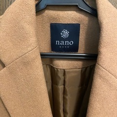 ナノユニバース　ウールコートの画像