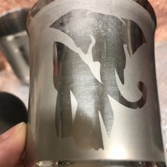 レトロアルミコップの画像