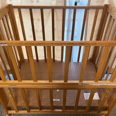 カトージ 折り畳みミニベッド + オーガニック布団　の画像