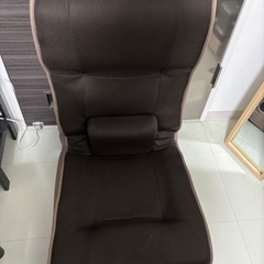 通気性の良い 腰サポート座椅子(BR)の画像