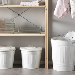 IKEA KNODDふたつきゴミ箱16L x2つの画像