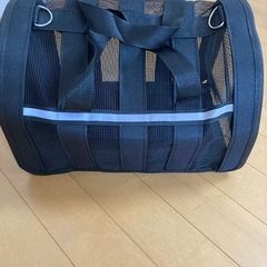 【決定】【s】ペット キャリーバッグ 猫 犬 バッグ バック 折りたたみ ボストン 黒の画像