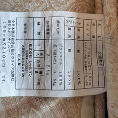 敷布団3・毛布3・掛布団2・すのこ2（洗濯＆日干済）の画像