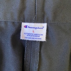 【Y00043】Champion（チャンピオン）ワイドパンツ　チノパン　Lの画像