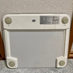 体重計　ドリテック製　BS-180 ホワイト　　の画像