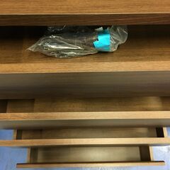 ★リユースのサカイ横浜南店★YM1566  レンジボード ブラウン W90×D42×H183 クリーニング済みの画像