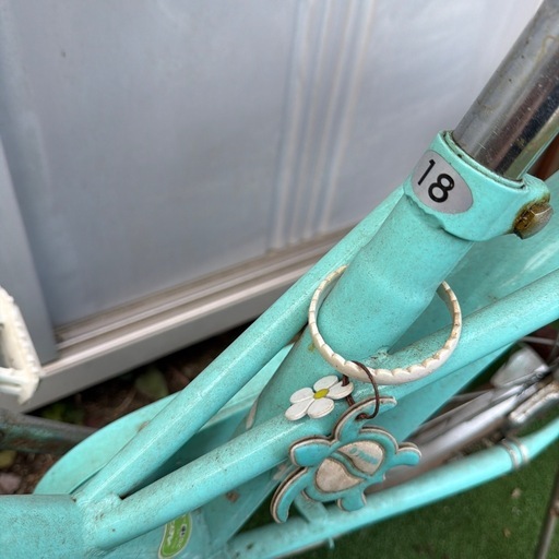 自転車　補助輪つき付き
