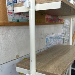  突っ張りラック 棚5段 高さ調整可🚚自社配送時💳代引き可🚚(現金、クレジット、スマホ決済対応)の画像