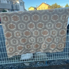 中古　純毛シングル毛布の画像