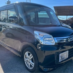 【支払総額16.8万円】h26年式スペーシア4WD車検令和9年11月機関良好 両側パワスラ レーダーブレーキ の画像