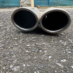 マフラーカッター　デュアルマフラー　2本出し　フランジ50φの画像