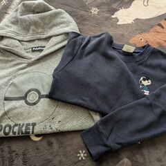 長袖スウェット　130 140の画像