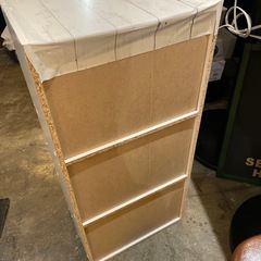 3段 カラーボックス 白の画像