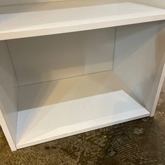 3段 カラーボックス 白の画像