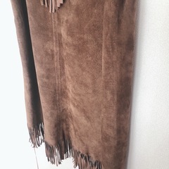 美品✳️スエードワンピースの画像