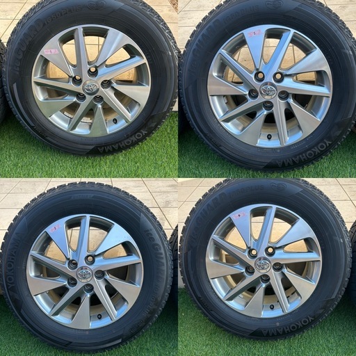 アルファード純正20系16インチホイール＆スタッドレスタイヤ 4本セット ヨコハマ iceGUARD iG50 Plus 215/65R16
