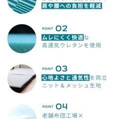 三つ折りマットレスの画像