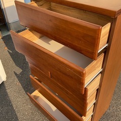 木製タンス　6段タンス　の画像