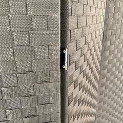 スクリーンついたて、折りたたみ式茶色の画像