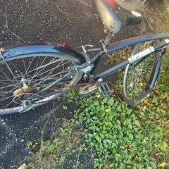 自転車 ちょっとおんぼろの画像