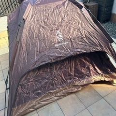 【値下げ】ほぼ未使用　ワンタッチテントの画像