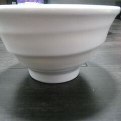 【中古】丼　どんぶり　5客　和食器　茶碗　ボウル 白の画像