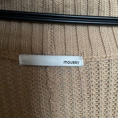 moussyゆったりカーディガンの画像