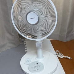 【アイリスオーヤマ】【2021年式】扇風機 首振りリモコン付 風量3段階 タイマー機能付きの画像