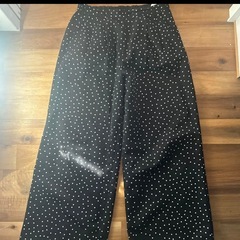 親子おそろいコーデ　親子セット　ドットパンツの画像