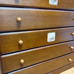 収納チェスト 天然木　葛飾区西水元の画像
