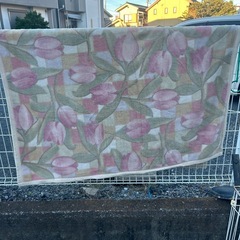 中古　大阪西川シングルアクリル毛布⓷の画像