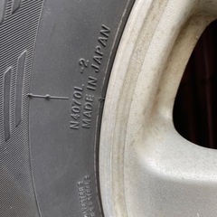 パジェロミニ　純正　アルミホイル&スタッドレスタイヤ4本セット　　の画像