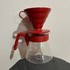 HARIO 木製コーヒーミル 手動 手挽き コーヒーサーバーセットの画像