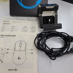 J1737【リユースのサカイ柏店】logiclool　ロジクール　ワイヤレスマウス　ゲーミングマウス　G-PPD-002WLrd　クリーニング済　参考価格15,280円の画像