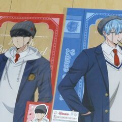 『マッシュル』キャラ福くじ　「クリアポスター＆ステッカー」６点セットの画像