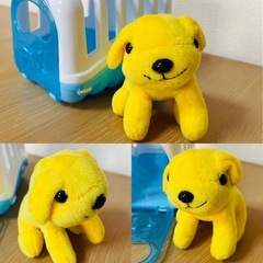 犬のぬいぐるみ　ケージ　セット売り　おもちゃ　の画像