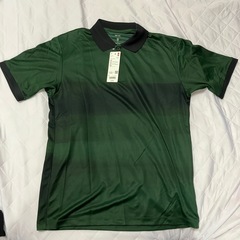 新品タグ付き ドライEXポロシャツ/錦織圭選手着用モデル L グリーンの画像