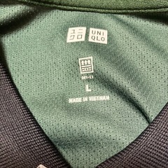 新品タグ付き ドライEXポロシャツ/錦織圭選手着用モデル L グリーンの画像