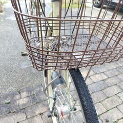 「交渉中」自転車26インチ（タイヤパンク品）の画像