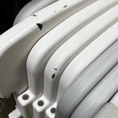 万代店 ALZIP ベビーサークル QSサイズ グレー×ホワイト 8P リバーシブル マット付の画像