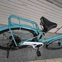 WELBY[ウェルビー]ON BORDEAUX ONE-WAY 26吋タウンサイクル 外装6段/LEDオート/ブルー　　　　　　　　　　　　　　　　　　　　オートの画像